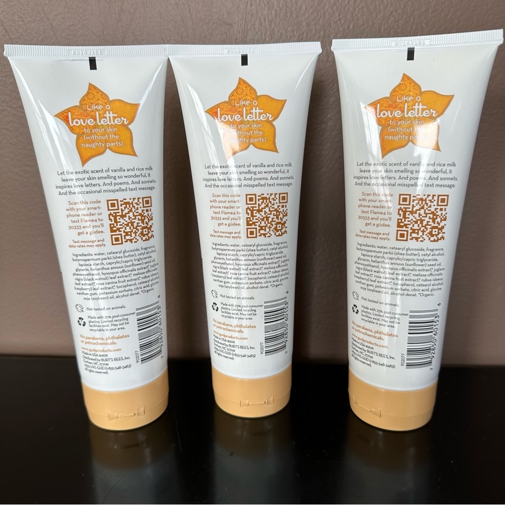 Lot of 3š„ Burt's Bees Gud Natural Body Lotion - Picture 6 of 9
